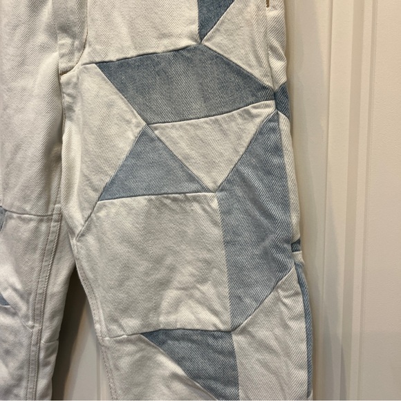 NWOT Etoile Isabel Marant Lea Patchwork Ankle Skinny Jeans Size 4 - Picture 6 of 10